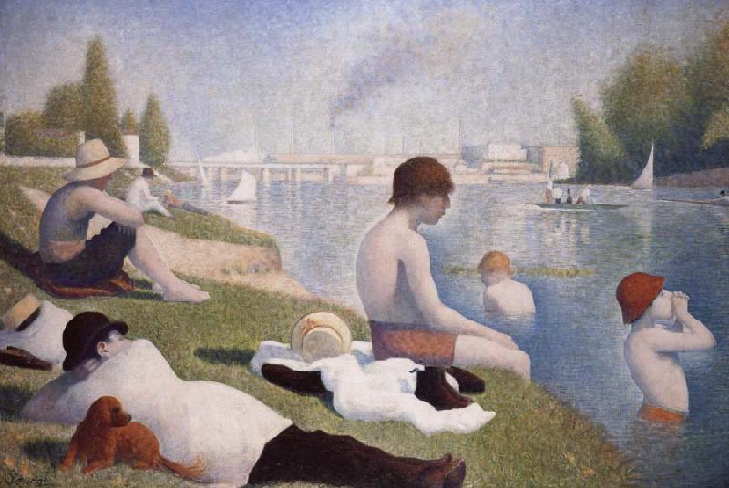 Georges Seurat Bathers at Asnieres